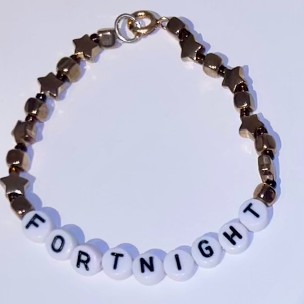 Taylor Swift Fortnight Bead Friendship Bracelet